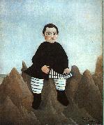 Henri Rousseau Boy on the Rocks Spain oil painting reproduction